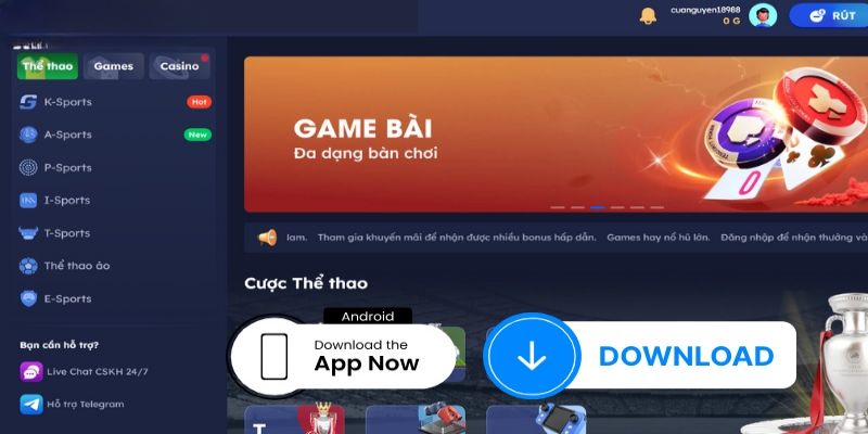 Ưu điểm khi tải app DA88